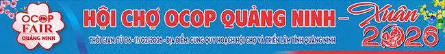 Banner hội chợ OCOP Xuân 2026