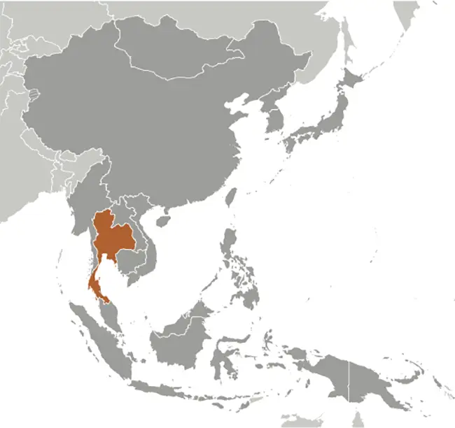 Bản đồ khu vực Thái Lan